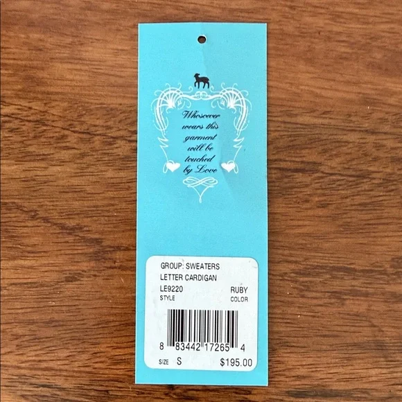 L.A.M.B Letter Cardigan Sweater - Picture 7 of 8